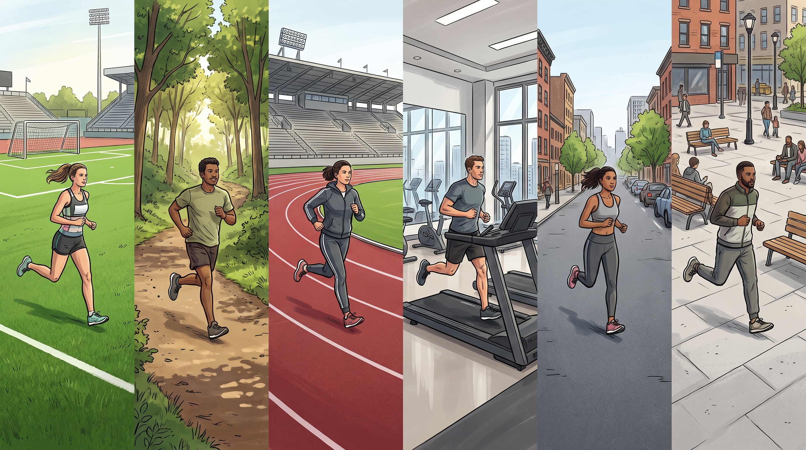 De cemento a cinta o césped: cuál es la mejor superficie para correr y evitar lesiones