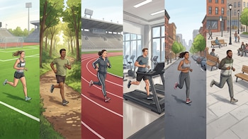 De cemento a cinta o césped: cuál es la mejor superficie para correr y evitar lesiones