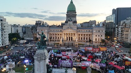 Ni una Menos: 27 fotos de la marcha en el Congreso de la Nación 