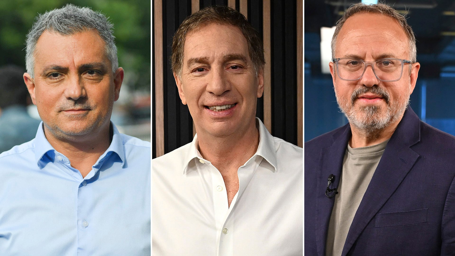 Carrera bonaerense. Sebastián Pareja, Diego Santilli y Diego Valenzuela