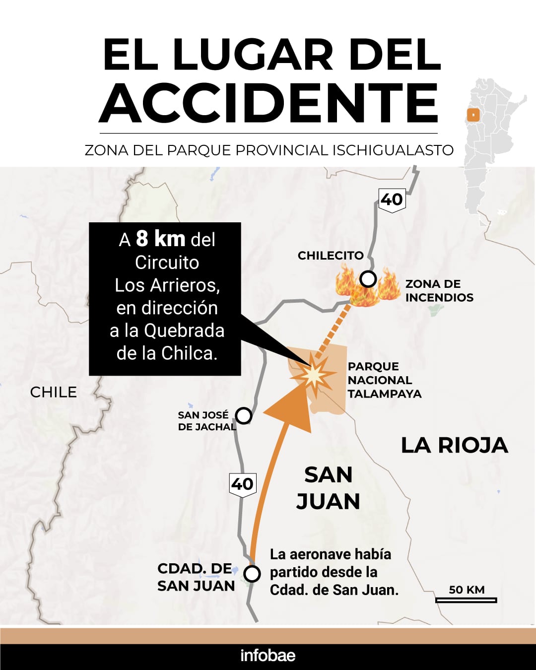 Entre las víctimas del accidente se encontraban el jefe de Bomberos, el segundo jefe de Bomberos, el director de Protección Civil y el subjefe de la Policía de San Juan