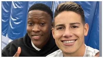 Mauricio González y James Rodríguez