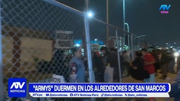 BTS en Perú: padres alertan que adolescentes permanecen encerradas en rejas antes del concierto. Captura: ATV Noticias
