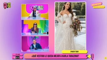 Karla Tarazona recibe duro ataque de Melanie Martínez tras probarse vestido negro para su boda. Captura: Q' Bochinche.