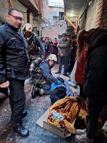 Bomberos de la Ciudad socorre