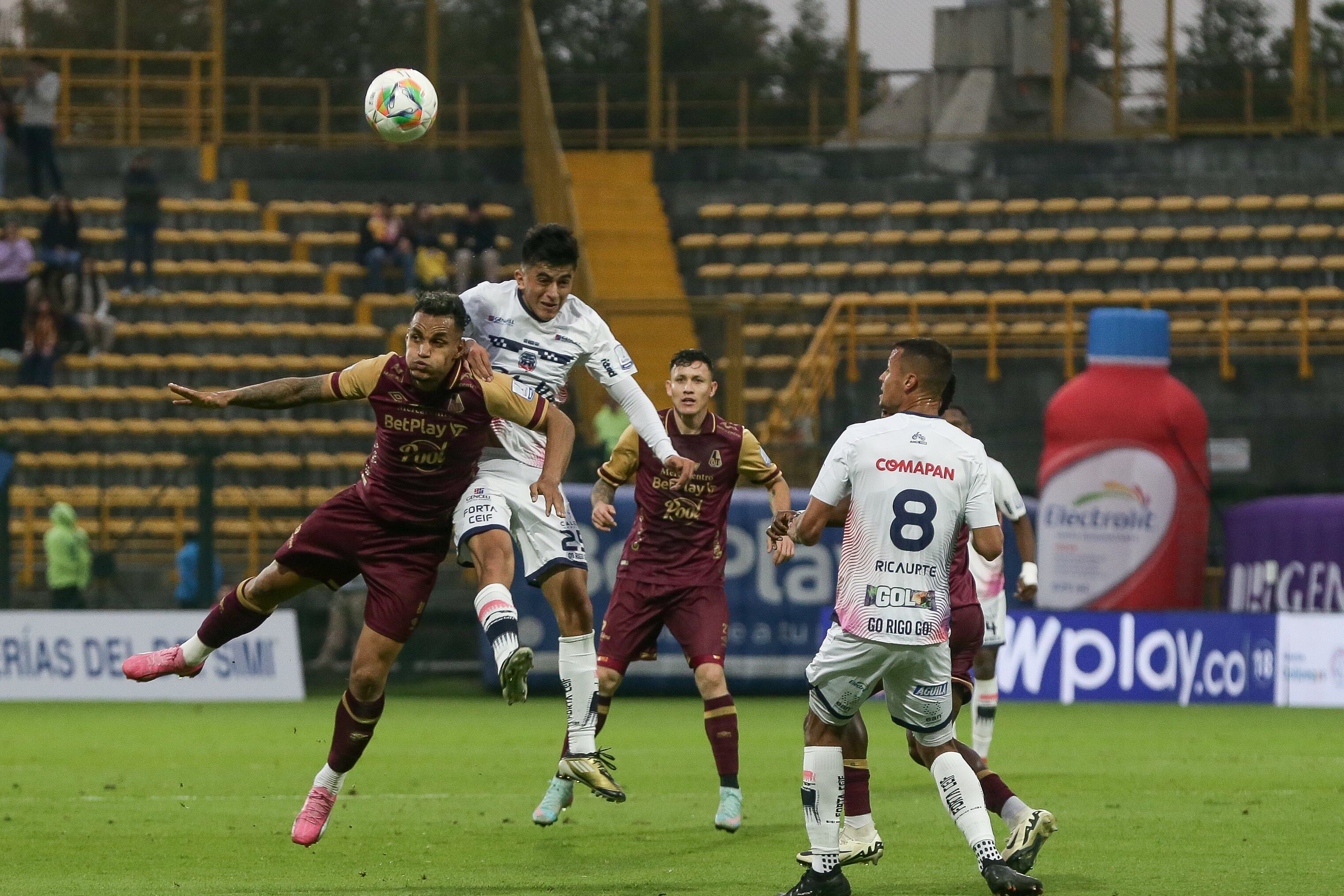 Fortaleza Ceif debuta en los cuadrangulares de la Liga BetPlay frente al Deportes Tolima en el estadio de Techo - crédito Colprensa