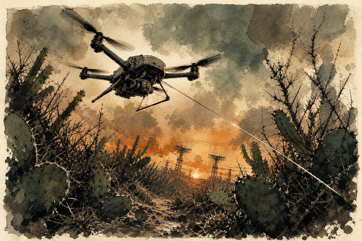 Drones de fibra óptica: la tecnología de la guerra de Ucrania y Rusia que llegó a los cárteles mexicanos