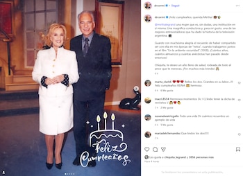 Alberto Cormillot definió a Mirtha