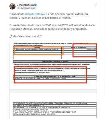 Acusan a Gustavo Bolívar de