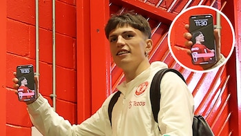 Alejandro Ganacho mostró su nuevo