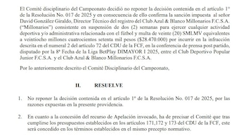 David González seguirá con su