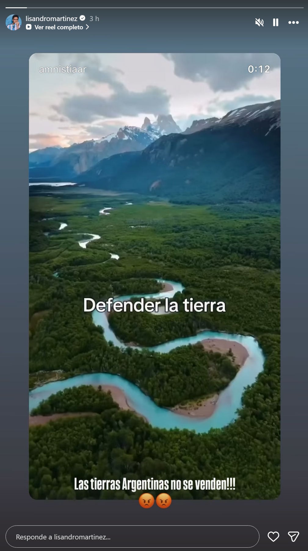 El mensaje de Lisandro Martínez en redes sociales