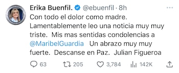 Erika Buenfil publicó en Twitter