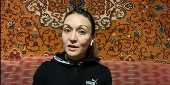 La mexicana envió una mensaje