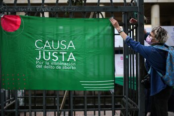 A woman belonging to the