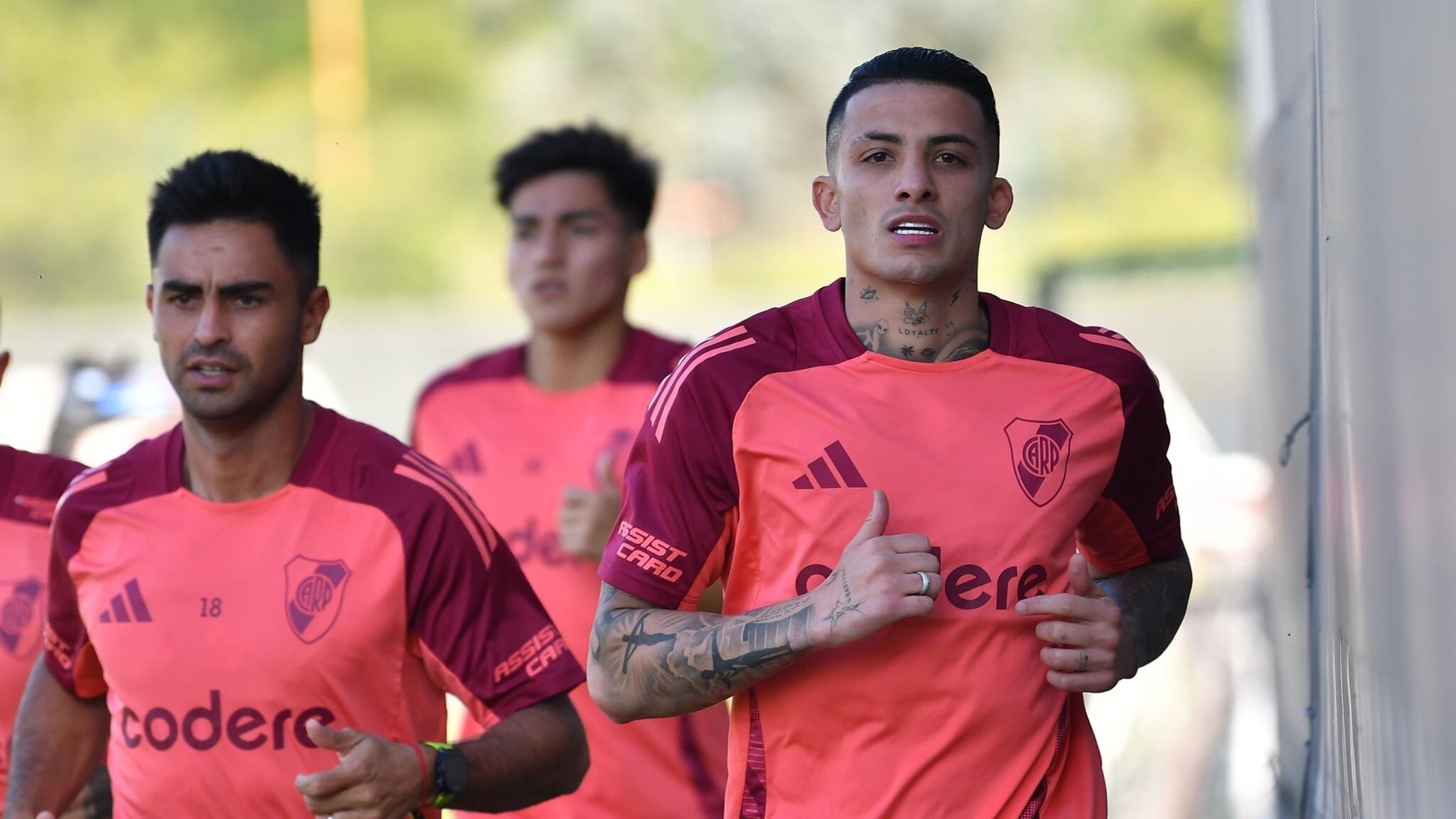 Pity Martínez se pierde la serie ante Palmeiras por lesión (@RiverPlate / X)