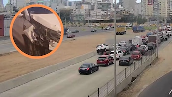 Choque múltiple en la Vía Expresa Sur dejó cuatro heridos y afectó el tránsito tras colisión que involucró a seis vehículos