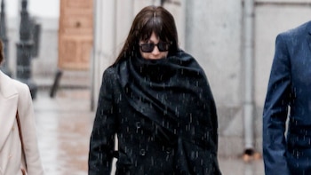 La expareja de José Luis Ábalos, Jessica Rodríguez, a su llegada al Tribunal Supremo el 27 de febrero de 2025 (Europa Press)