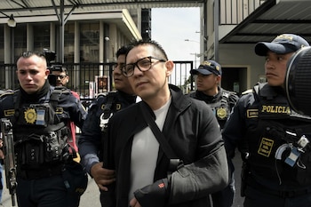 El juez Arnulfo Carrera fijó en Q400 mil el pago por reparación digna que Melvin Quijivix debe cumplir en el caso Red Q.