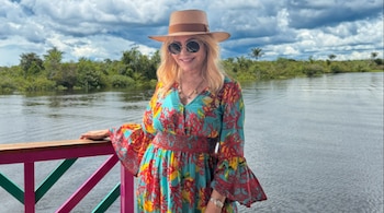 La presentadora sorprendió con un