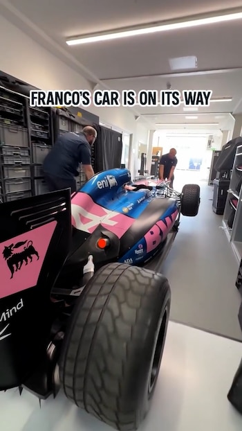 Alpine mostró el auto que Colapinto manejará en la exhibición