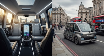 Imagen referencial de un robotaxi