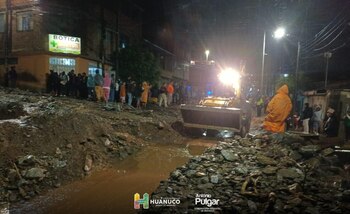 Videos y fotos impactantes del huaico que cayó en Huánuco. (Captura: Facebook)