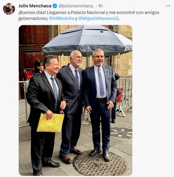 Así llegaron a Palacio Nacional