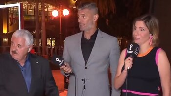 Un hincha mexicano interrumpió la