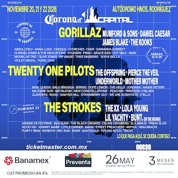 Este es el cartel completo del Corona Capital 2026 (X/@CoronaCapital)