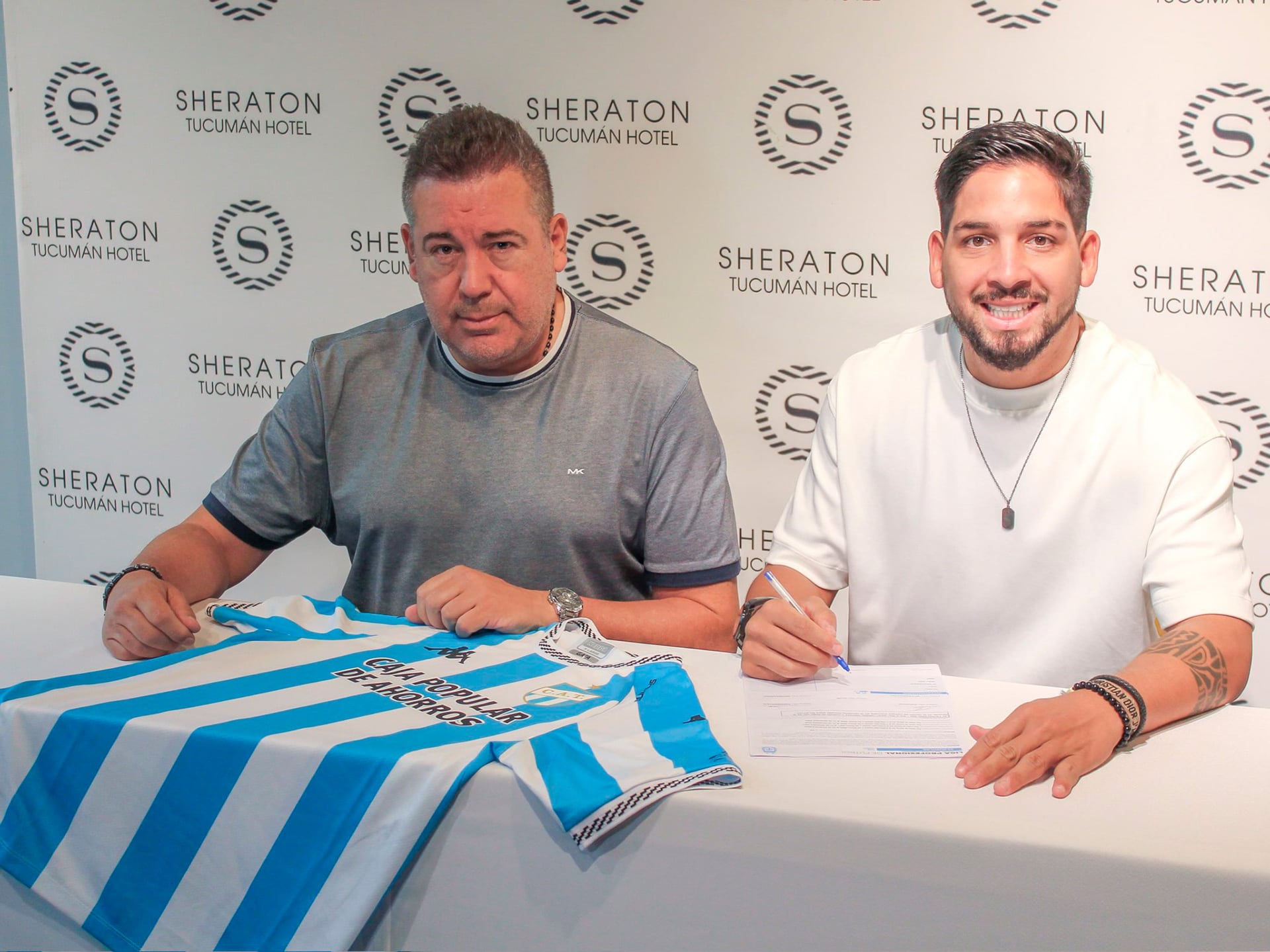 Tras su paso por el fútbol brasileño, Martín Benítez firmó contrato hasta diciembre del 2026