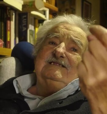 Mujica grabó un mensaje de