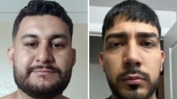 Alexis Arroyo (izq.) y Marco