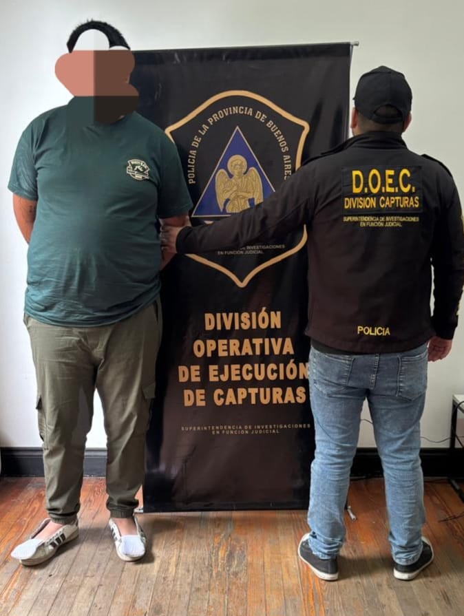 El prófugo detenido