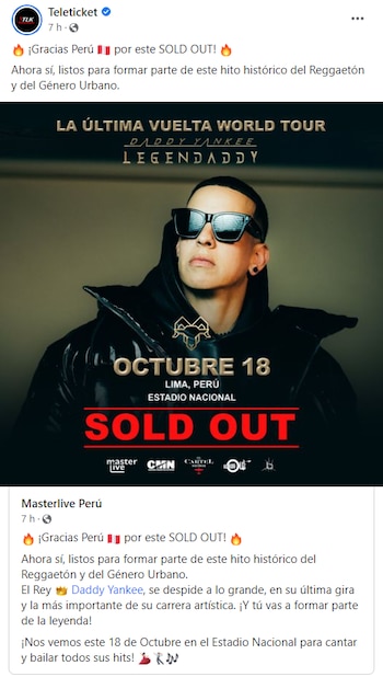 Entradas para el concierto de