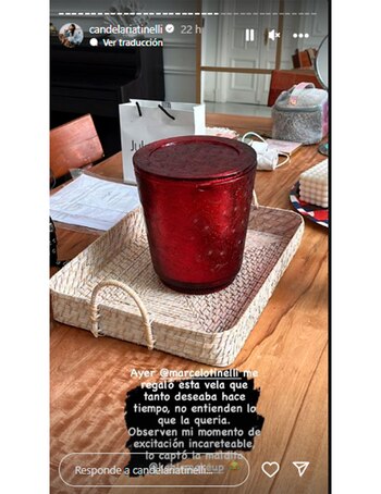 La felicidad de Cande Tinelli