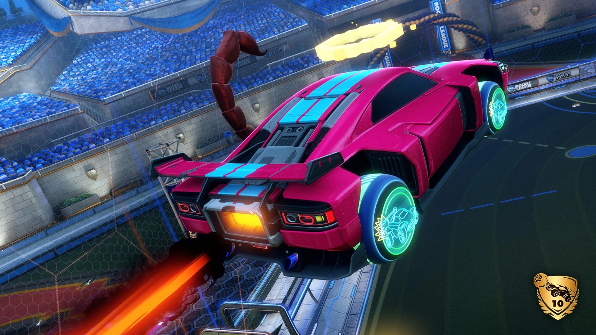 El objetivo de Rocket League es marcar goles en la portería contraria utilizando las habilidades de tu auto.