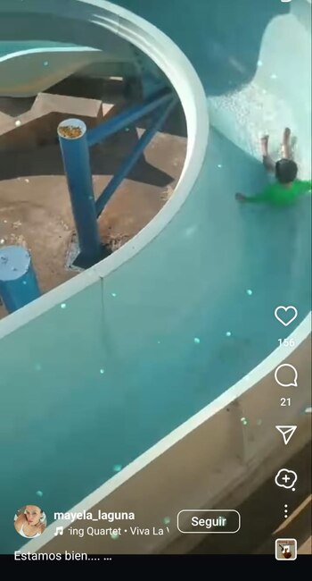 Mayela Laguna compartió un video