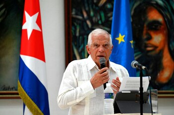 Josep Borrell en La Habana