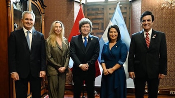 Javier Milei y Keiko Fujimori