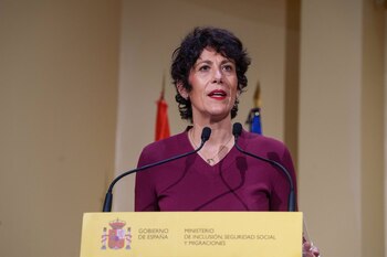 La ministra de Inclusión, Seguridad