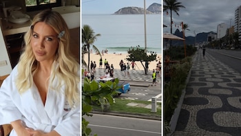 Los días de Wanda Nara en Río de Janeiro: lencería hot, masajes frente al mar y un guiño a Mauro Icardi