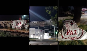 En días pasados aparecieron mantas