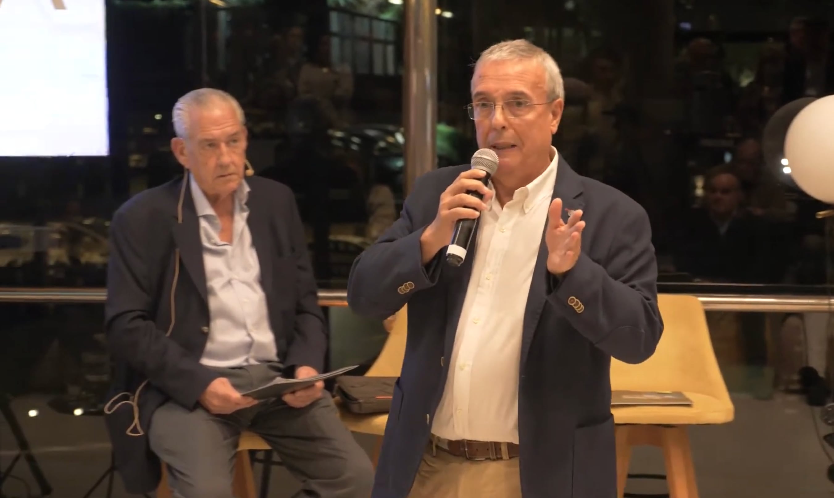 Pablo Carrasco y Gustavo Basso, los directores de Conexión Ganadera (Captura Conexión Ganadera)