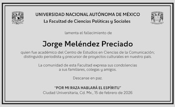 Jorge Meléndez Preciado, docente de