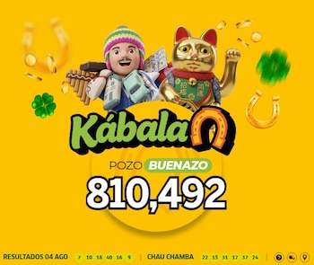 La Kábala: resultados oficiales del sorteo y números ganadores de hoy. Captura: América TV.