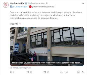 Dicha publicación web busca lucro