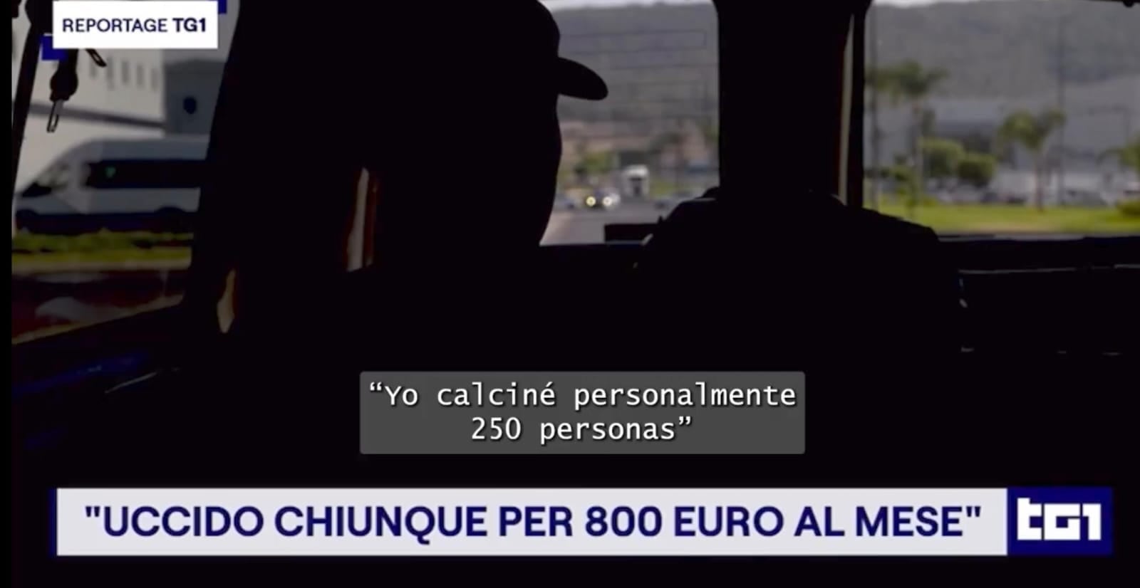 (Tomada de noticiero Tg1/Captura de pantalla)
