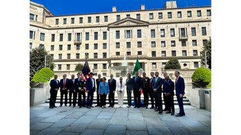 La delegación mexicana que asistió