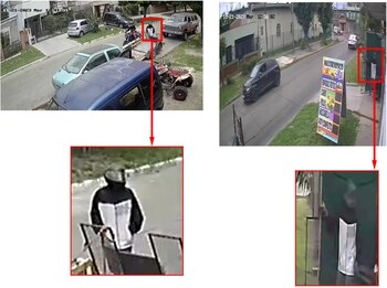 El tirador. A la izquierda,